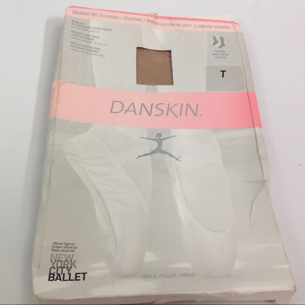 Danskin All Occasion Dancing Footed Tights 2T-4T
